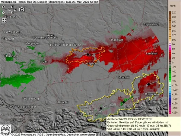 MetMaps – Doppler radar